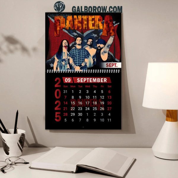 Pantera Happy New Year 2025 Wall Hanging Calendar