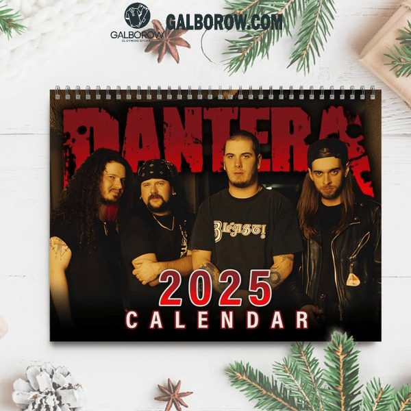 Pantera Happy New Year 2025 Wall Hanging Calendar