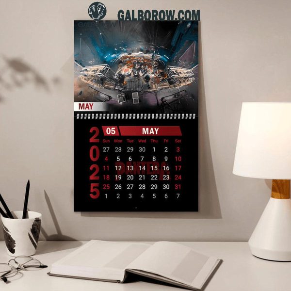 Pantera Happy New Year 2025 Wall Hanging Calendar