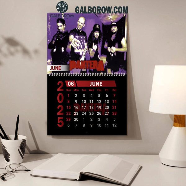 Pantera Happy New Year 2025 Wall Hanging Calendar