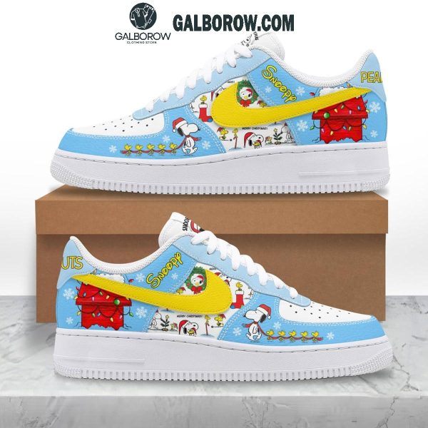 Peanuts Snoopy Merry Christmas Happy Time 2024 Air Force 1 Shoes