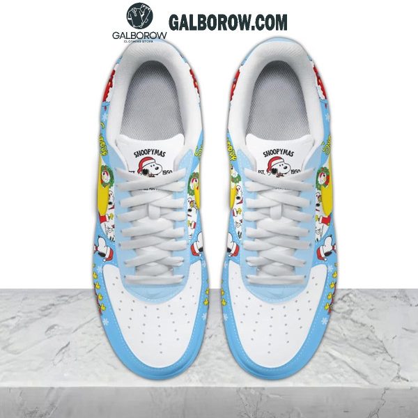 Peanuts Snoopy Merry Christmas Happy Time 2024 Air Force 1 Shoes