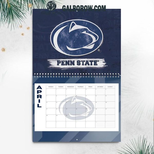 Penn State Nittany Lions Happy New Year 2025 Wall Hanging Calendar