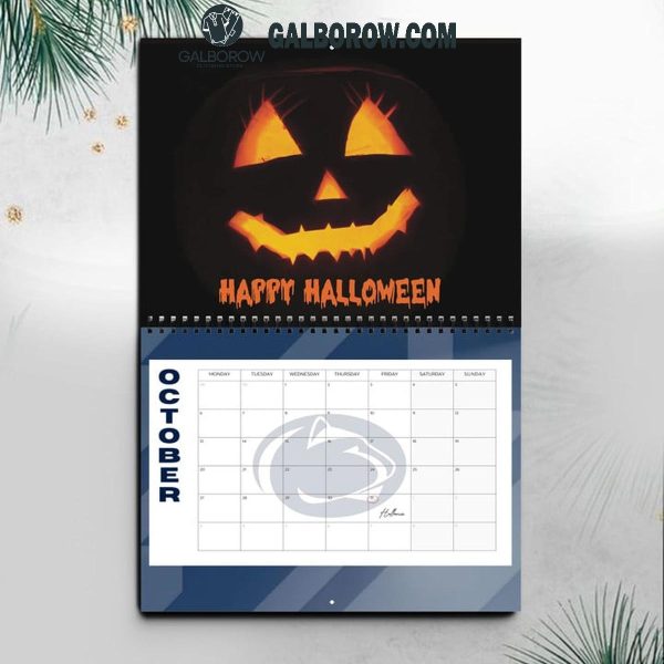 Penn State Nittany Lions Happy New Year 2025 Wall Hanging Calendar