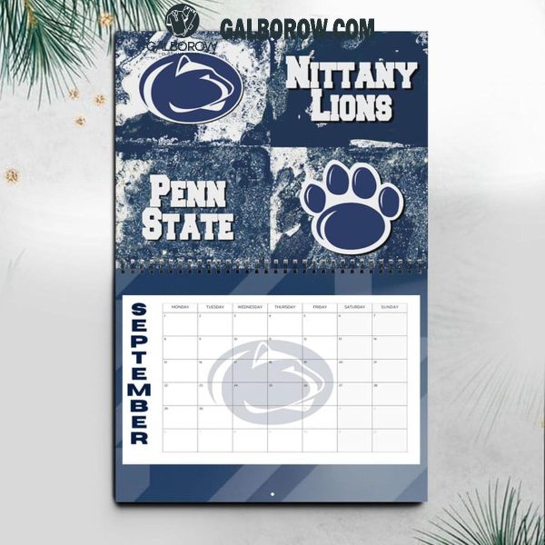 Penn State Nittany Lions Happy New Year 2025 Wall Hanging Calendar