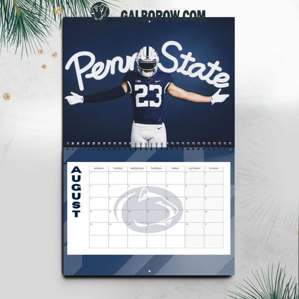 Penn State Nittany Lions Happy New Year 2025 Wall Hanging Calendar