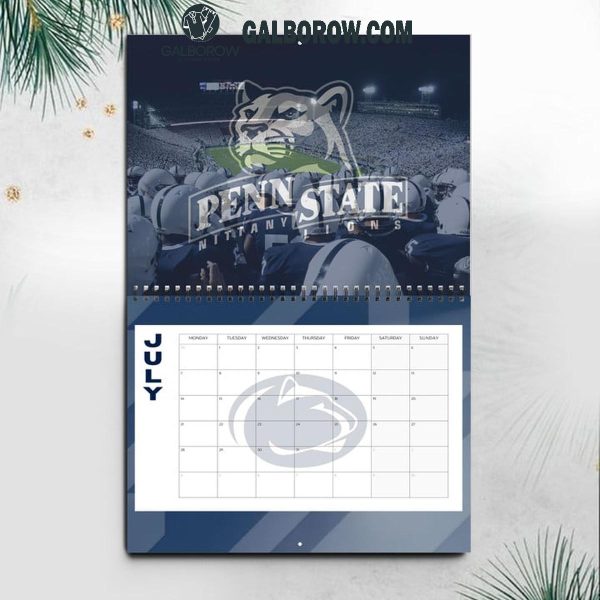 Penn State Nittany Lions Happy New Year 2025 Wall Hanging Calendar