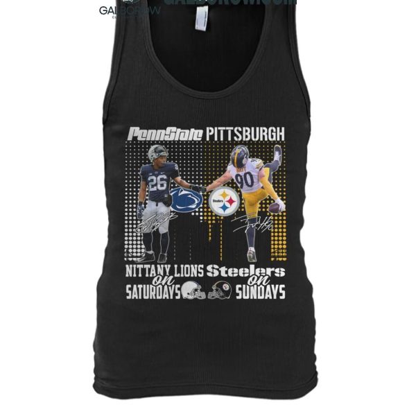 Penn State Nittany Lions On Saturdays 2024 Pittsburgh Steelers On Sundays T Shirt 5 da7SA.jpg