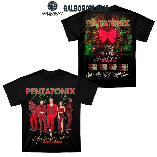 Pentatonix It’s A Christmas Tour 2025 Hallelujah Hoodie T-Shirt