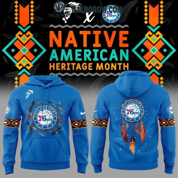 Philadelphia 76ers Native American Heritage Month Love 2024 Hoodie T-Shirt