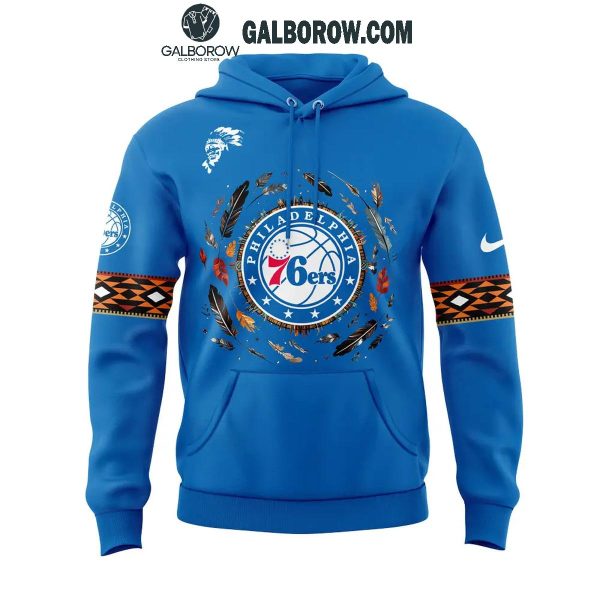 Philadelphia 76ers Native American Heritage Month Love 2024 Hoodie T-Shirt