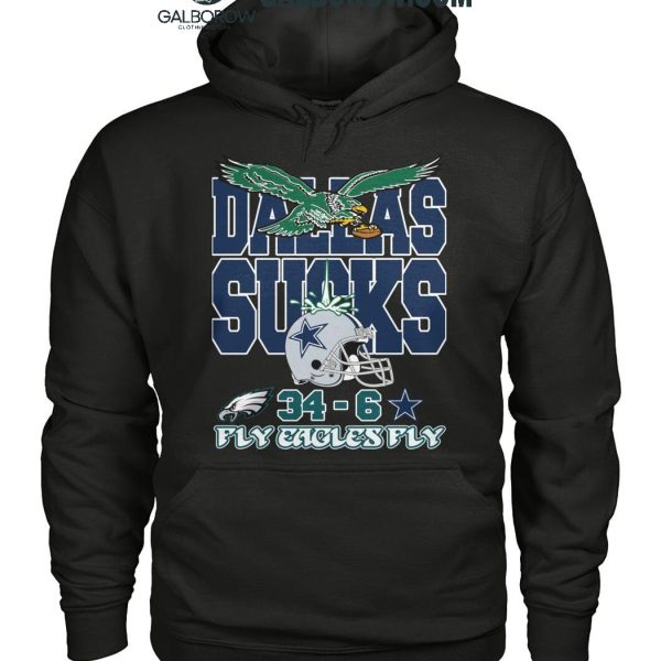 Philadelphia Eagles Fly Eagles Fly Dallas Cowboys Sucks 2024 T Shirt