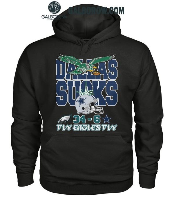 Philadelphia Eagles Fly Eagles Fly Dallas Cowboys Sucks 2024 T-Shirt