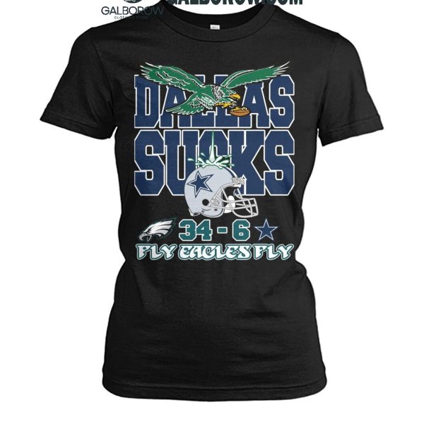 Philadelphia Eagles Fly Eagles Fly Dallas Cowboys Sucks 2024 T Shirt