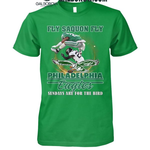 Philadelphia Eagles Fly Saquon Fly Sunday For The Bird T-Shirt