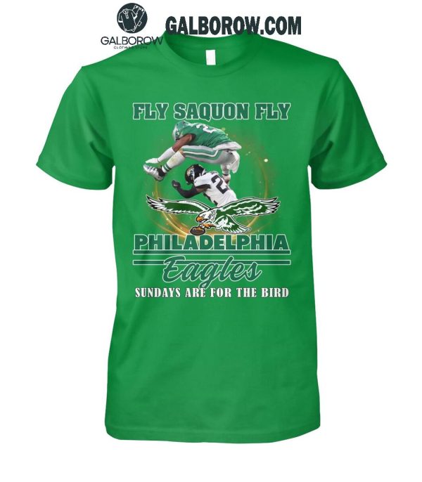 Philadelphia Eagles Fly Saquon Fly Sunday For The Bird T-Shirt