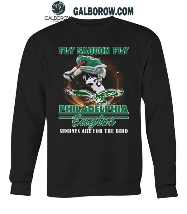 Philadelphia Eagles Fly Saquon Fly Sunday For The Bird T-Shirt