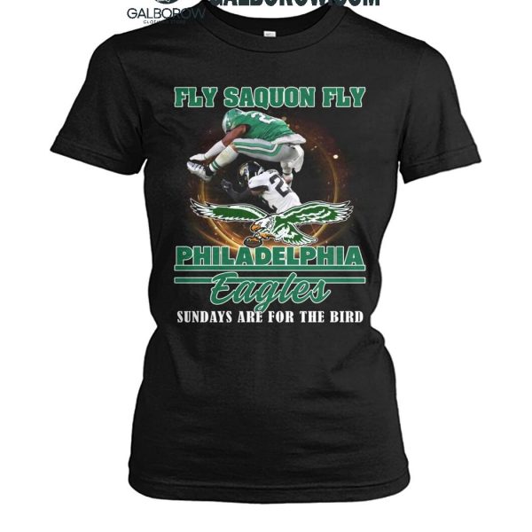 Philadelphia Eagles Fly Saquon Fly Sunday For The Bird T Shirt