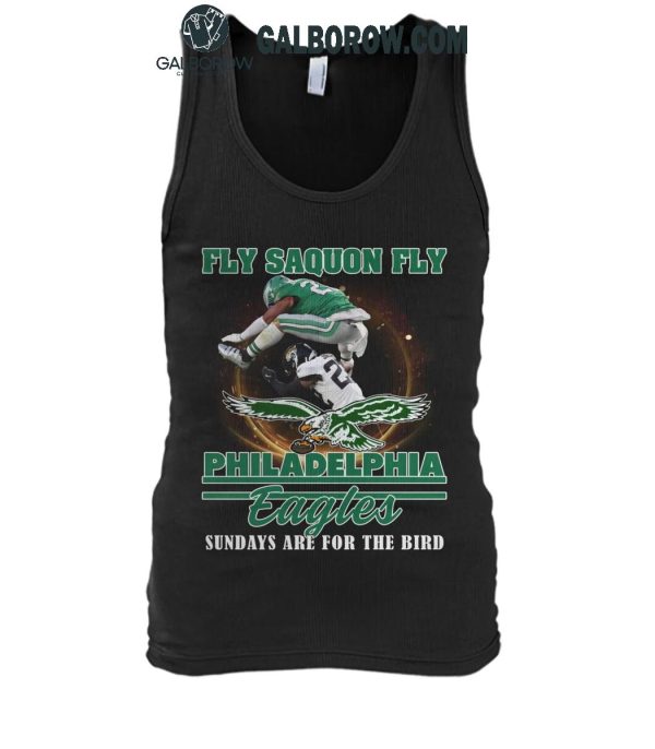 Philadelphia Eagles Fly Saquon Fly Sunday For The Bird T-Shirt