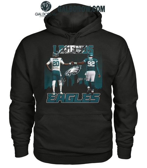 Philadelphia Eagles The Legends Brian Dawkins Devin White T-Shirt