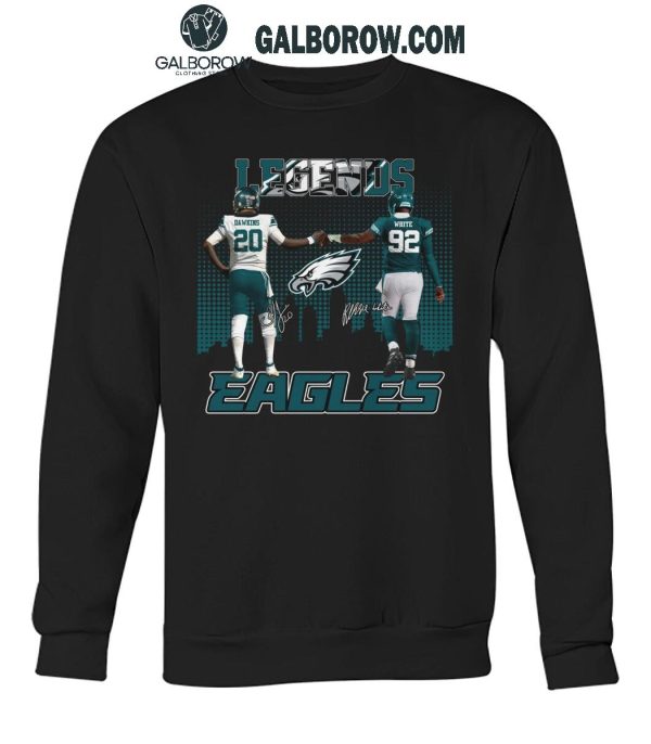 Philadelphia Eagles The Legends Brian Dawkins Devin White T-Shirt