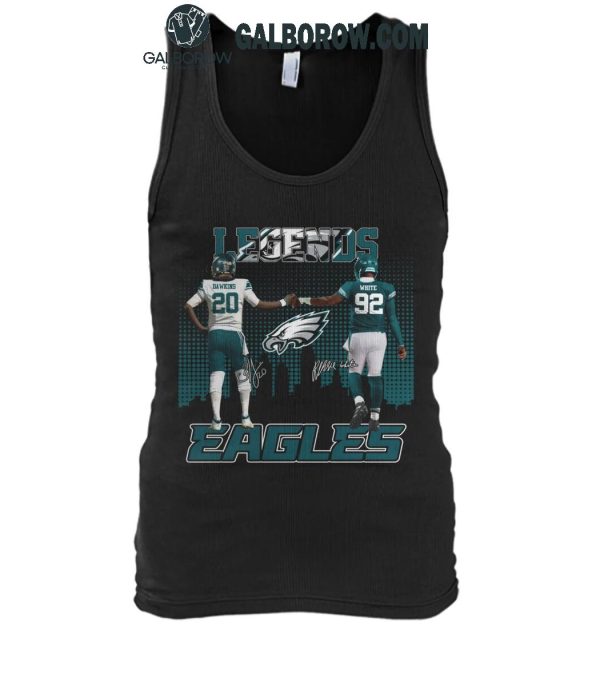 Philadelphia Eagles The Legends Brian Dawkins Devin White T-Shirt