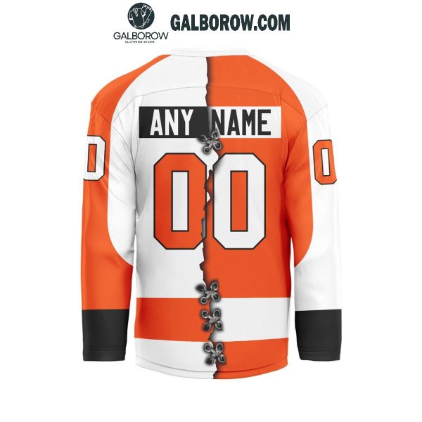 Philadelphia Flyers 2024 Home Mix Away Personalized Hockey Jersey