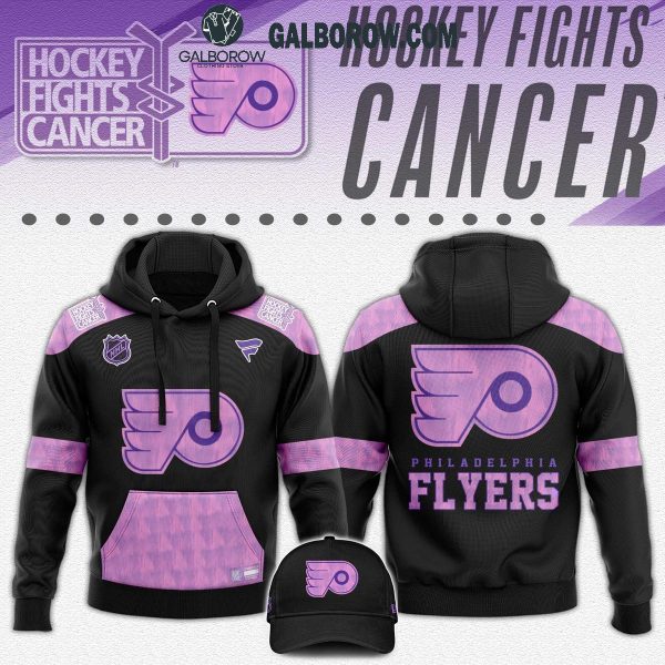 Philadelphia Flyers Fights Cancer One Team Hoodie T-Shirt Black Version