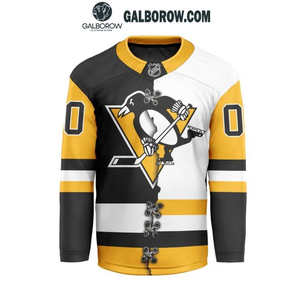 Pittsburgh Penguins 2024 Home Mix Away Personalized Hockey Jersey