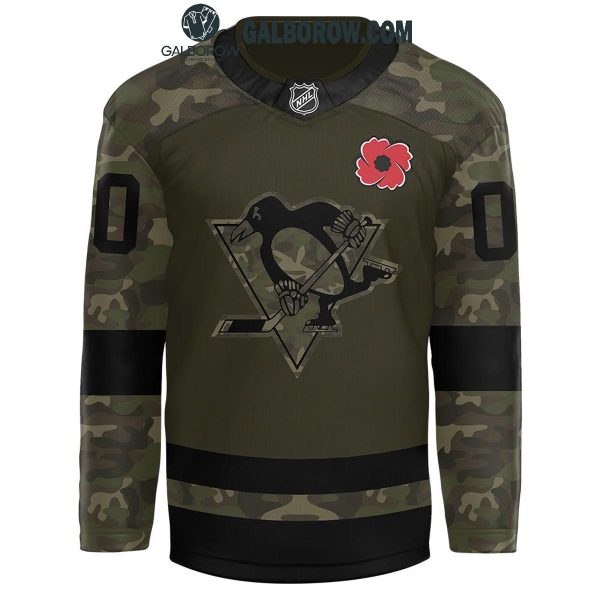 Pittsburgh Penguins 2024 Military Appreciation Night Personalized Hockey Jersey