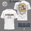 Pittsburgh Steelers Dia De Los Muertos Black Design Hoodie T-Shirt