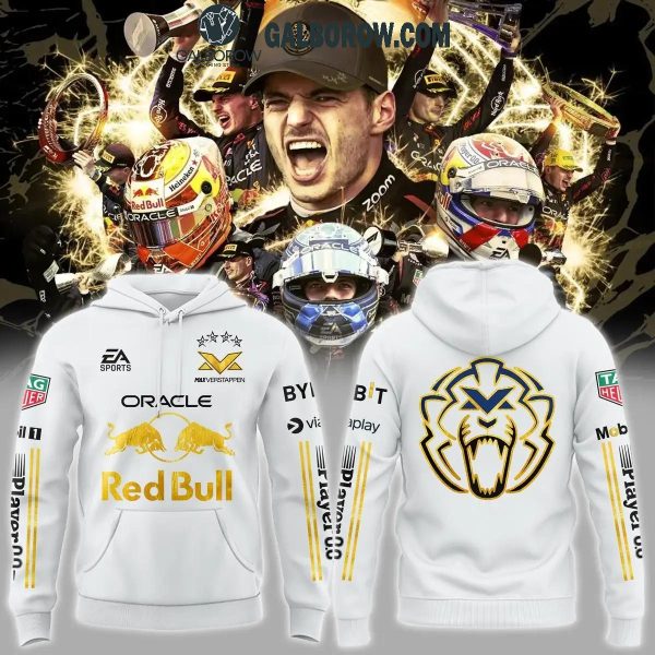 Red Bull Racing Max Verstappen’s Las Vegas F1 White Champion 2024 Hoodie T-Shirt