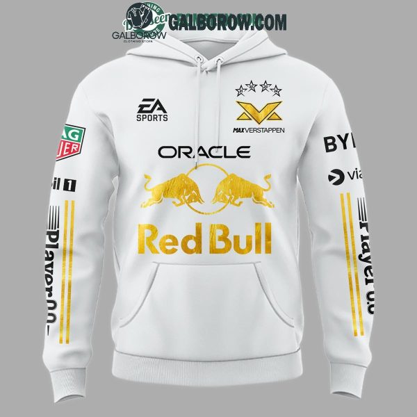 Red Bull Racing Max Verstappen’s Las Vegas F1 White Champion 2024 Hoodie T-Shirt