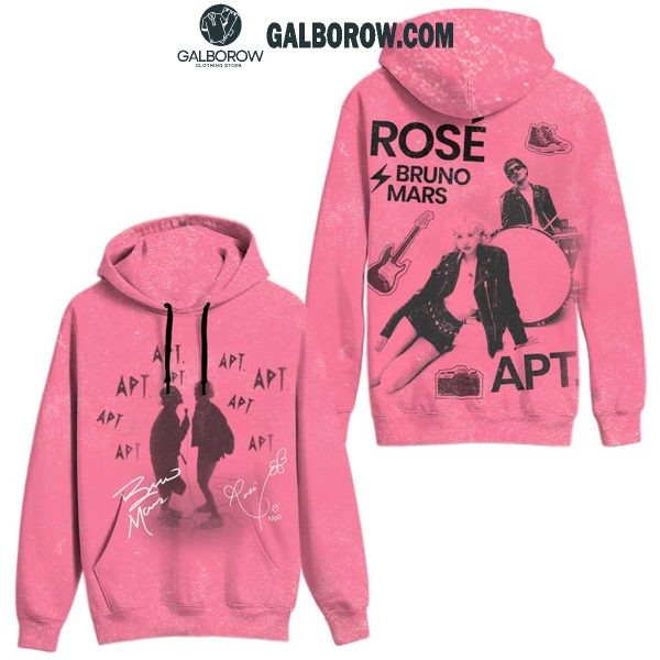 Rose Bruno Mars Apt Kpop Pink Version Hoodie T-Shirt