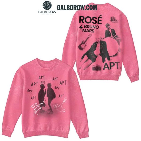 Rose Bruno Mars Apt Kpop Pink Version Hoodie T-Shirt