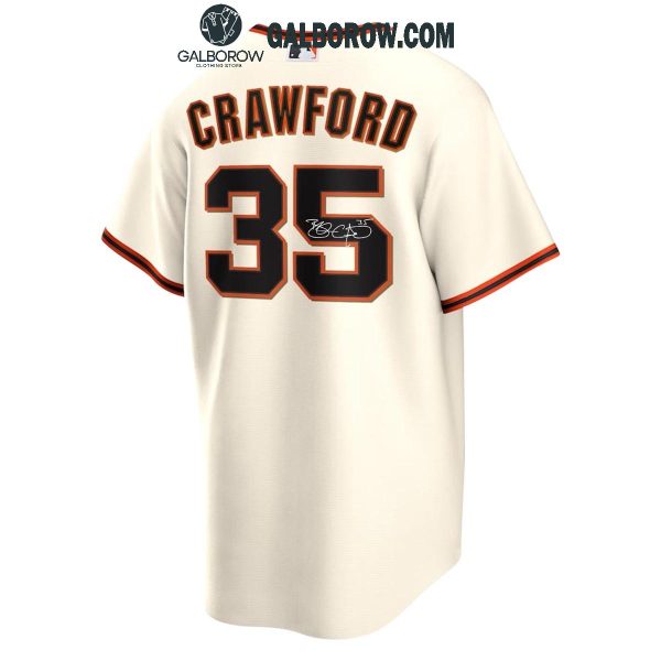 San Francisco Giants Brandon Crawford Cream Color Home 2024 Baseball Jersey