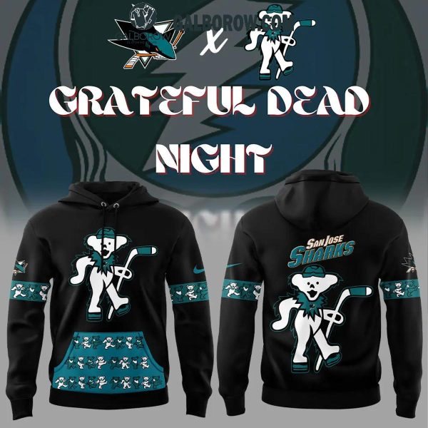 San Jose Sharks Grateful Dead Hockey And Rock Night Hoodie T-Shirt