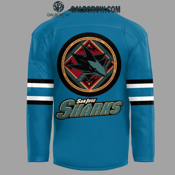 San Jose Sharks Native American Heritage Night 2024 Hockey Jersey