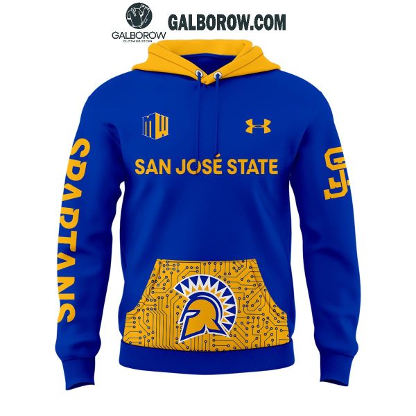 San Jose State Spartans Sammy The Spartan 2024 Blue Hoodie T-Shirt