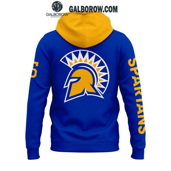 San Jose State Spartans Sammy The Spartan 2024 Blue Hoodie T-Shirt