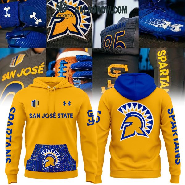 San Jose State Spartans Sammy The Spartan 2024 Hoodie T-Shirt Yellow