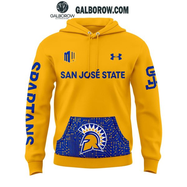 San Jose State Spartans Sammy The Spartan 2024 Hoodie T-Shirt Yellow