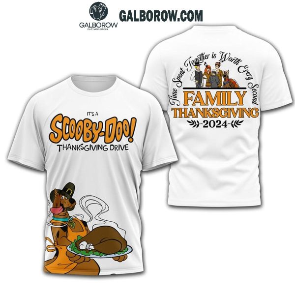 Scooby-Doo It’s A Family Thanksgiving 2024 Hoodie T-Shirt White Version