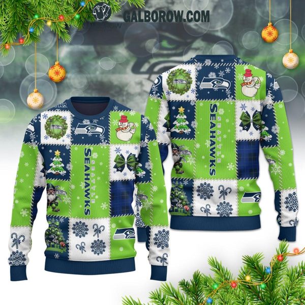 Seatle Seahawks Merry Christmas Ready For The Season 2025 Ugly Sweater