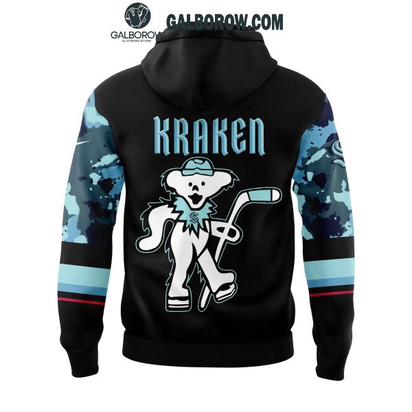 Seattle Kraken Celebrating Grateful Dead Night 2024 Hoodie T-Shirt