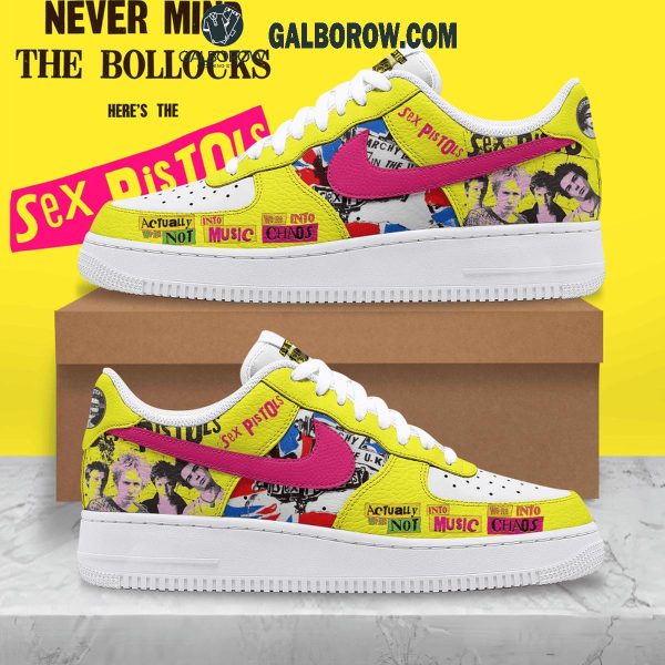 Sex Pistols Never Mind The Bollocks We’re Into Chaos Air Force 1 Shoes