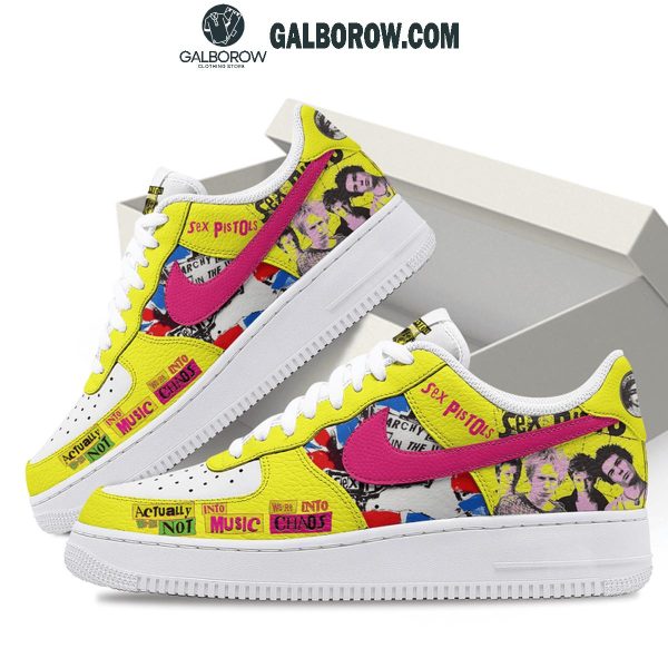 Sex Pistols Never Mind The Bollocks We’re Into Chaos Air Force 1 Shoes