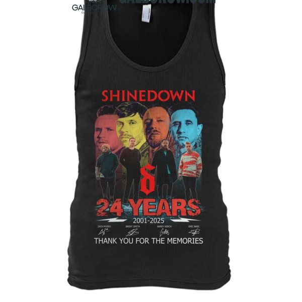 Shinedown 24 Years 2001 2025 Thank You For The Memories T Shirt