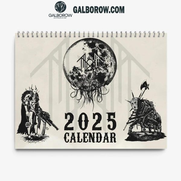 Sleep Token A Brand New Year 2025 Wall Hanging And Desk Calendar