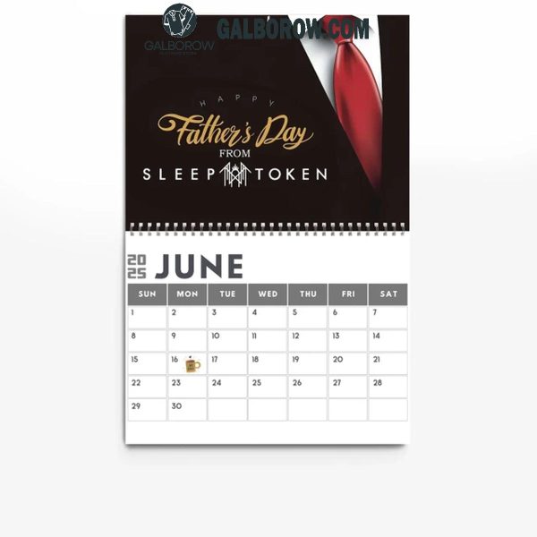 Sleep Token A Brand New Year 2025 Wall Hanging And Desk Calendar